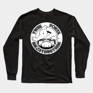 Twin Ports Ghostbusters Logo Black & White Long Sleeve T-Shirt